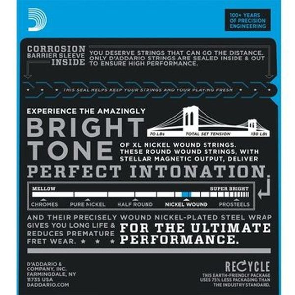 D'Addario EXL115 - Medium Gauge Electric Guitar String Set - 11/49 Carousel 2