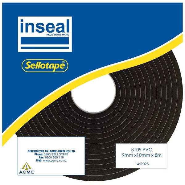 Inseal 3109 PKD 9mmT x10mmW x8m Carousel 1