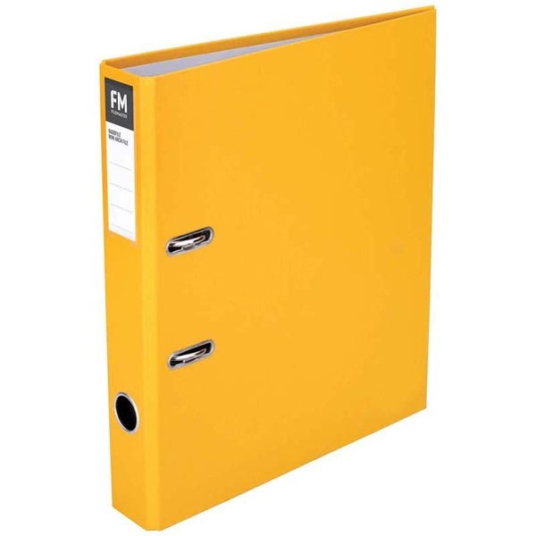 FM Binder Radofile Mini Yellow A4 Lever Arch Carousel 1