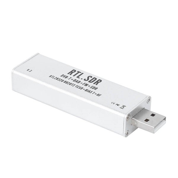 Full Band Receiver RTL-SDR Radio Communication System 0.1MHz-1.7GHz Carousel 2