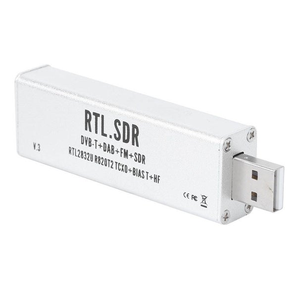 Full Band Receiver RTL-SDR Radio Communication System 0.1MHz-1.7GHz Carousel 3
