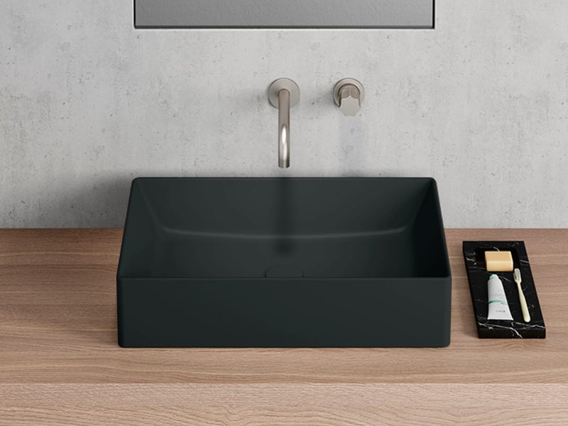 Kube X 60 Rectangle Vessel Basin Matt Black *Cancelled Order* Was $1099 Carousel 1