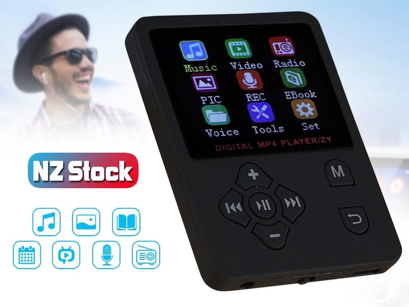 HiFi Stereo MP4 Player Rechargeable NZ Clearance Carousel 1