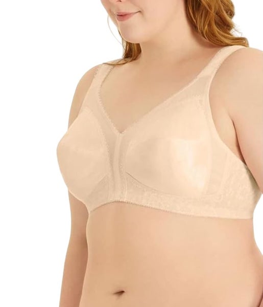2 x Playtex Womens 18 Hour Comfort Strap Natural Beige Wirefree Bra Carousel 2