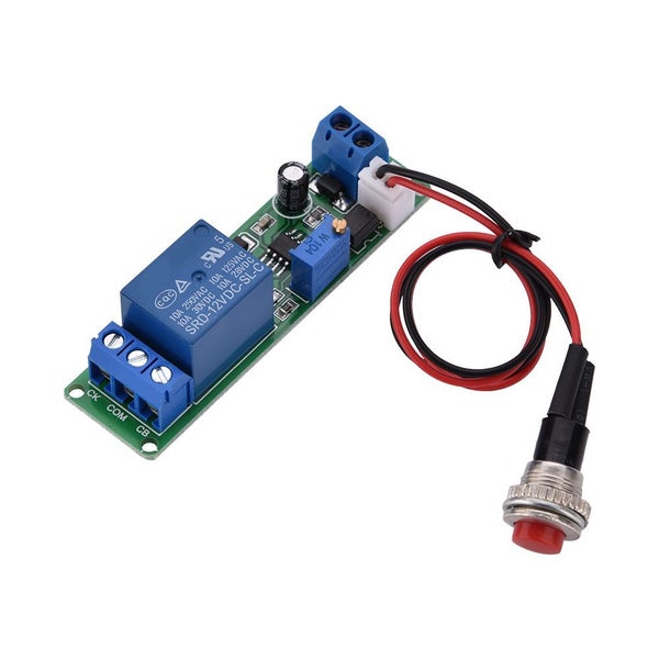 DC 12V Adjustable Timer Delay Turn OFF Module Timing Relay Time Switch 1~10sec Carousel 2