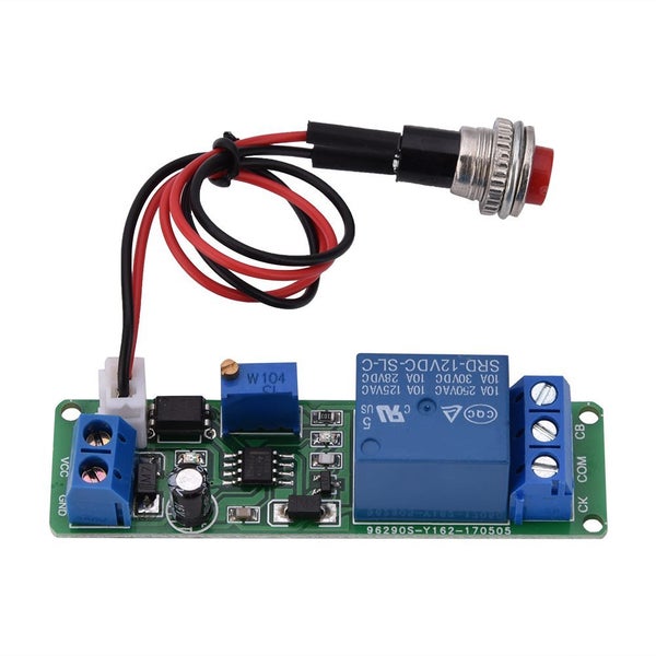 DC 12V Adjustable Timer Delay Turn OFF Module Timing Relay Time Switch 1~10sec Carousel 5