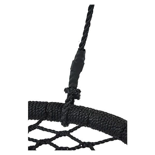 Kids Rope Swing Round Outdoor Birds Nest Spider Web Swing Seat 65Cm Carousel 4