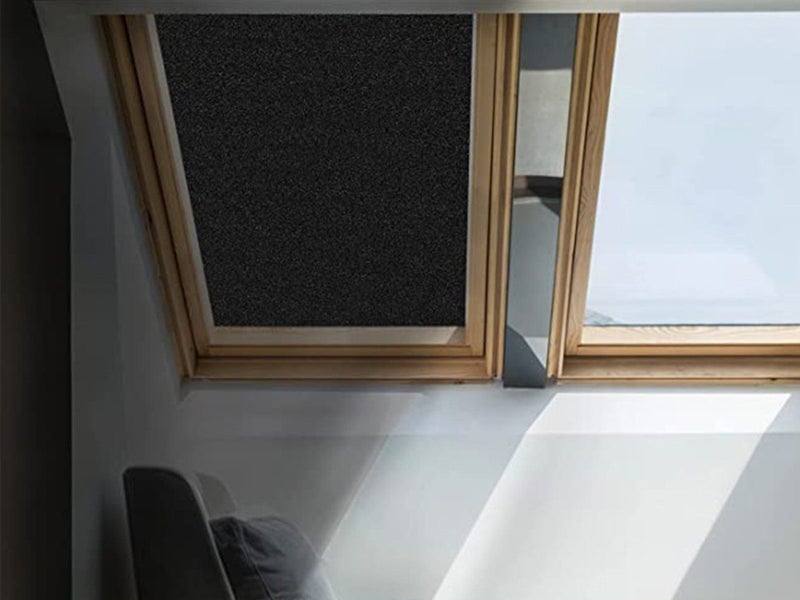 2Pcs 2m Total Blackout Window Privacy Film Frosted Window Cling Sticker -Style 4 Carousel 1