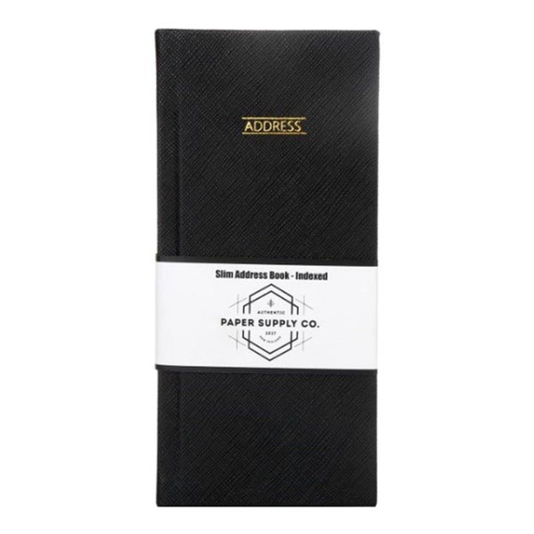 OSC Citta Address Book Slimline Black Carousel 1