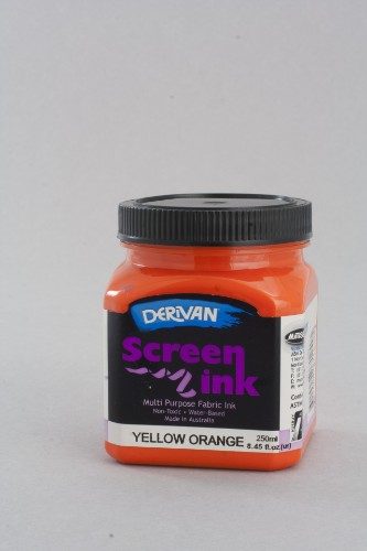 Ink - Derivan Screen Ink 250ml Yellow Orange Carousel 2