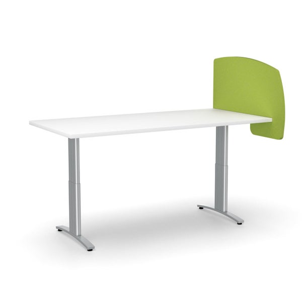 Acoustic Desk Divider Curve 540mm x 800mm x 24mm, Choice of Colours Carousel 2