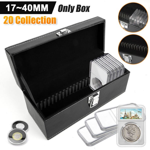 20 Graded Certified NGC/PCGS/Elite Collection Box Coin Slab Holders Storage Carousel 1