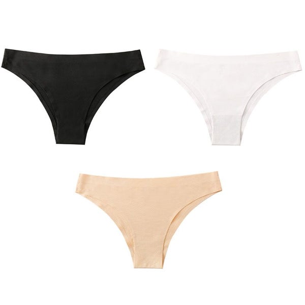 Women Breathable Underwear Thongs - 3 Pack Carousel 1