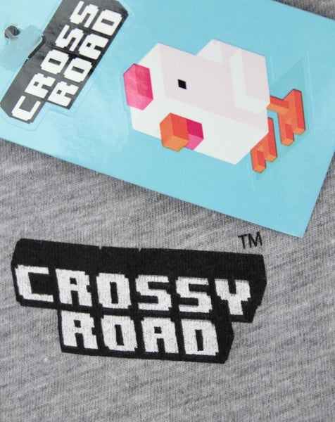 Crossy Road Grey Short Sleeved T-Shirt (Womens) Carousel 2