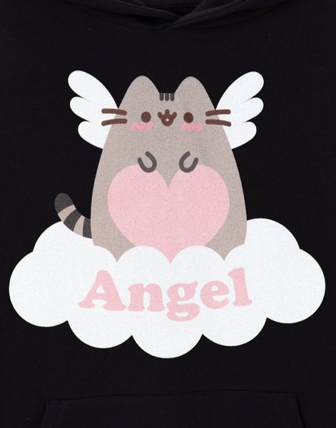 Pusheen Black Hoodie (Womens) Carousel 2