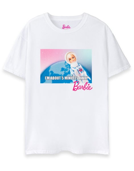Barbie White Short Sleeved T-Shirt (Womens) Carousel 1