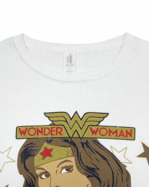 DC Comics White Short Sleeved T-Shirt (Womens) Carousel 4