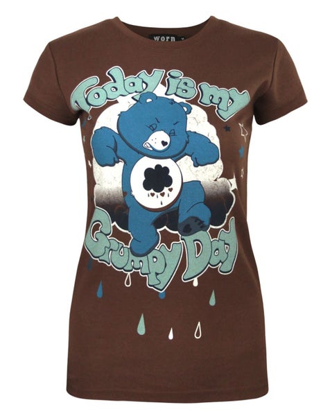 Care Bears Brown Short Sleeved T-Shirt (Womens) Carousel 1