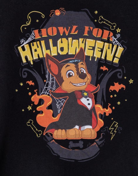 Paw Patrol Black Short Sleeved T-Shirt (Boys) Carousel 2