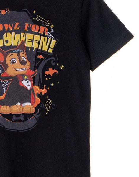 Paw Patrol Black Short Sleeved T-Shirt (Boys) Carousel 4