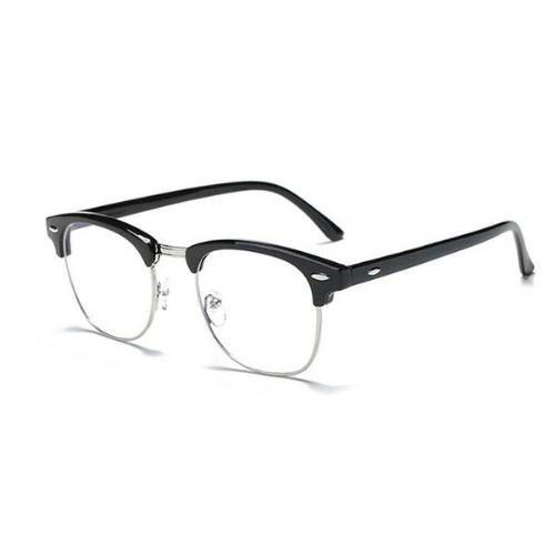 Blue Light Glasses -Black Silver Carousel 1