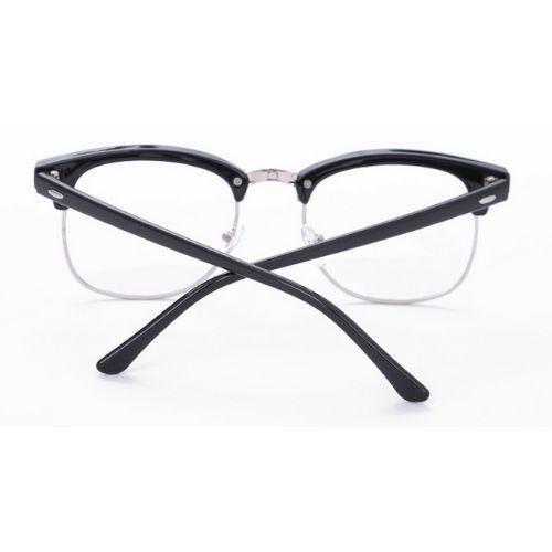 Blue Light Glasses -Black Silver Carousel 5
