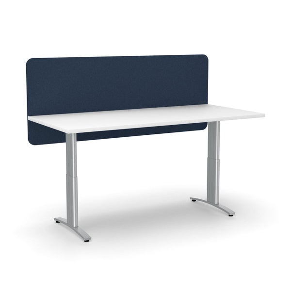 Acoustic Desk Screen Modesty Panel 600mm x 1500mm x 12mm - Choice of Colours Carousel 1