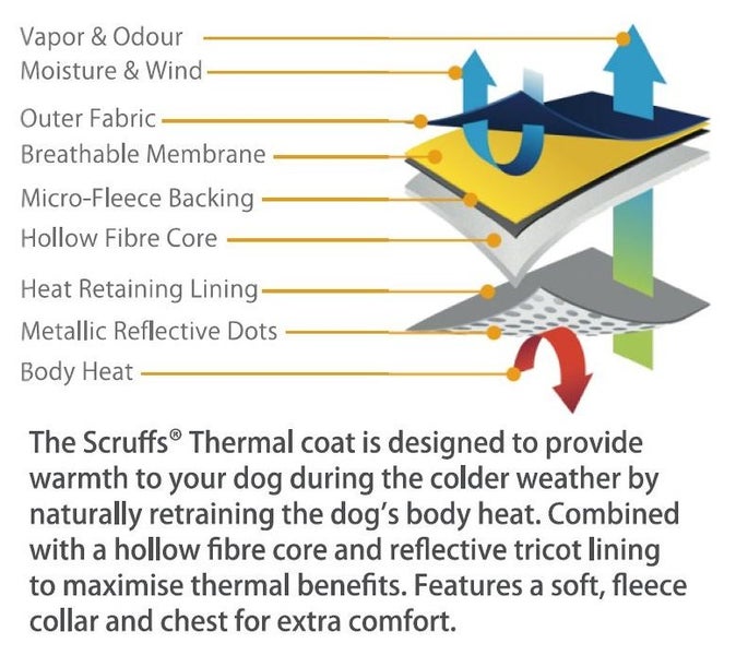 DOG COAT SCRUFFS THERMAL 50CM CALAMITY JANE SPECIAL Carousel 2