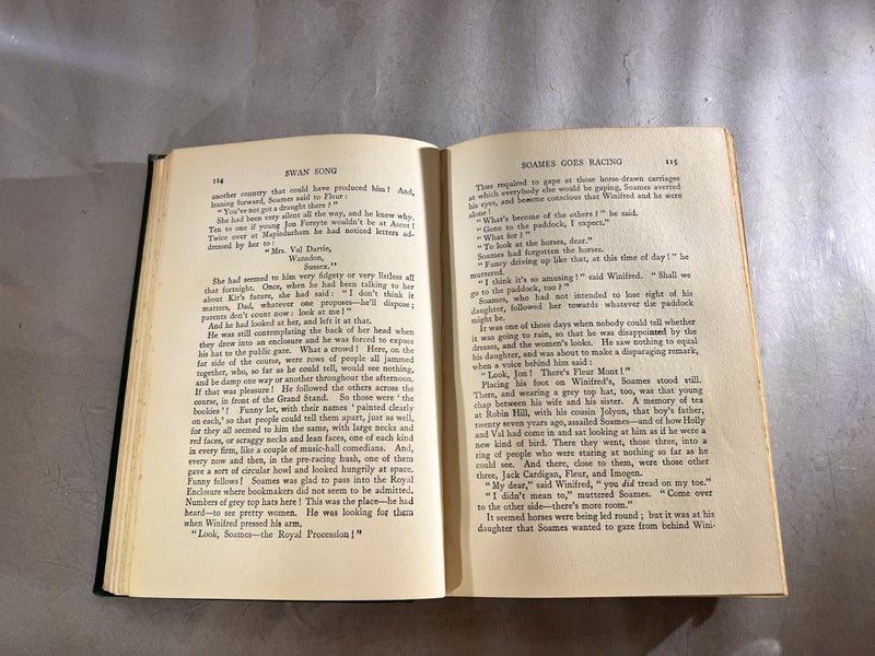 > MaRcH sALe < 1st Edition "Swan Song" by John Galsworthy, 1928 >>> Carousel 7
