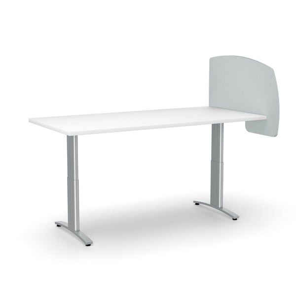 Acoustic Desk Divider Curve 540mm x 800mm x 24mm, Choice of Colours Carousel 1