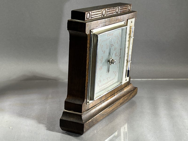 Vintage Shortland SB (WORKING) Barometer with Thermometer in Oak Casing>>> Carousel 2