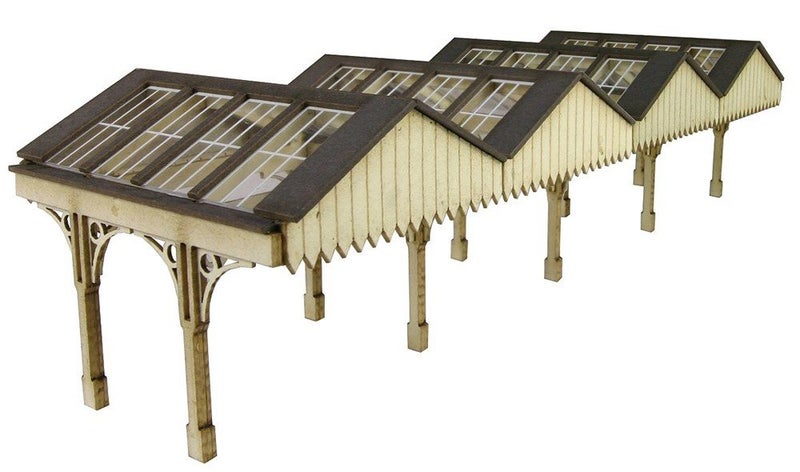 Metcalfe PN940 N Scale Platform Canopy Kit Carousel 1