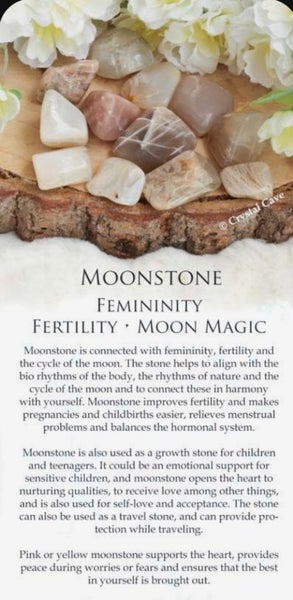 MOONSTONE CRYSTAL BEADED NECKLACE & BRACELET INNER PEACE & HARMONY (NZ MADE) Carousel 4