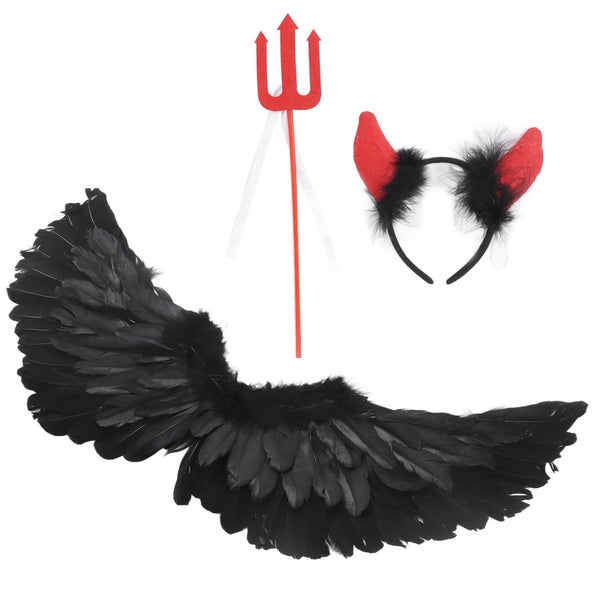 3 Pack Devil Angel Wing Set Handcrafted Lightweight Adult Angel Wing Set Carousel 3