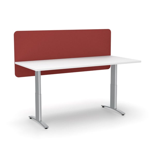 Acoustic Desk Screen Modesty Panel 600mm x 1500mm x 12mm - Choice of Colours Carousel 2