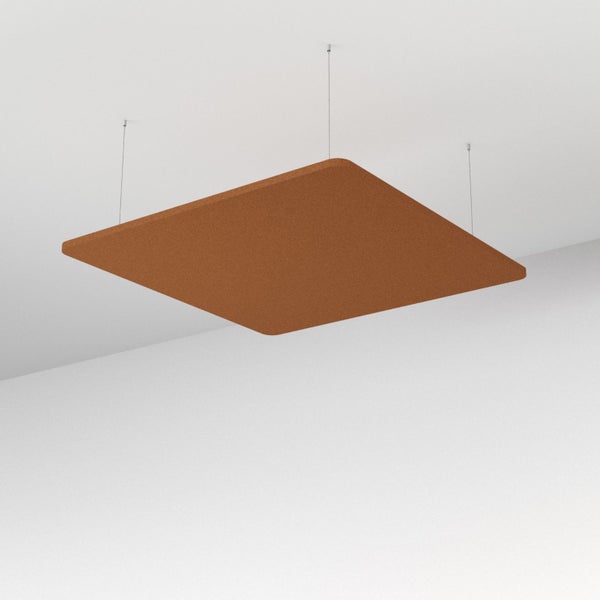 Acoustic Floating Ceiling Panel Square, 1200mm x 1200mm x 24mm, Choice of Col... Carousel 1