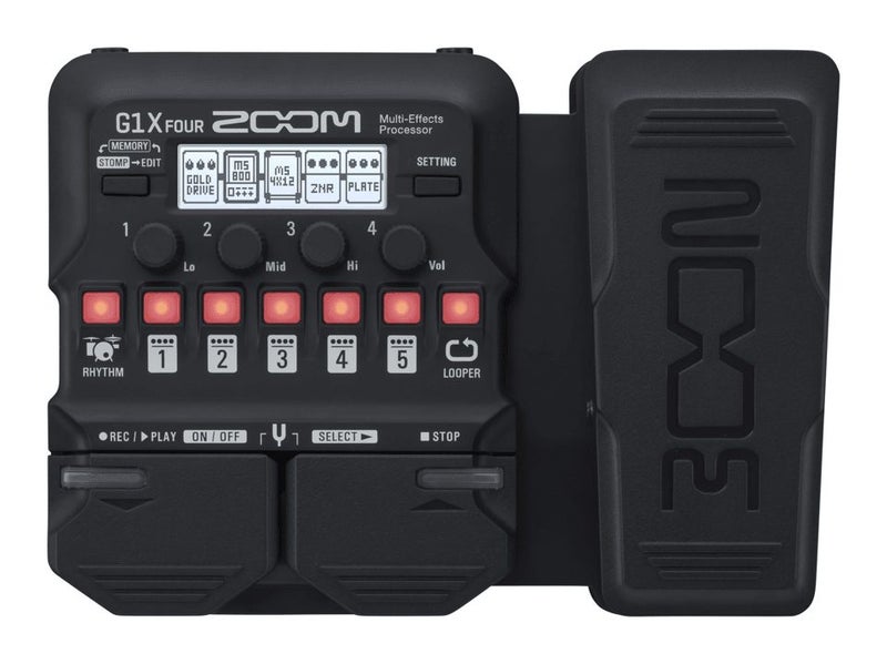 Zoom G1X FOUR Multi-effects Processor with Expression Pedal Carousel 1