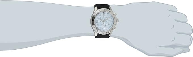 Swiss Legend 30041-12 Eograph Chronograph Light Blue Grid Dial Black Strap Watch Carousel 2