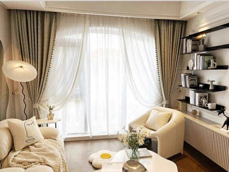 Living room curtain Carousel 1
