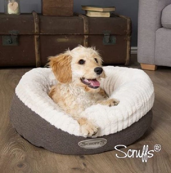 DOG BED SCRUFFS DONUT DOG BED MEDIUM 55cm GREY Carousel 1