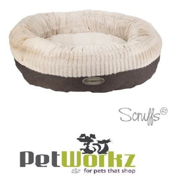 DOG BED SCRUFFS DONUT DOG BED MEDIUM 55cm GREY Carousel 2