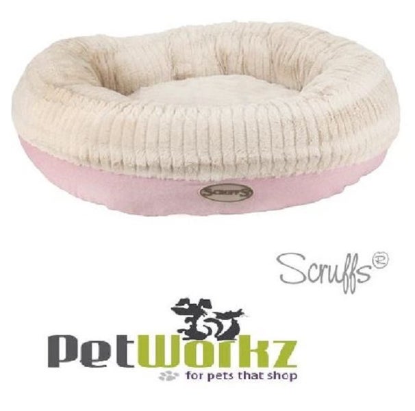 DOG BED SCRUFFS ELLEN DONUT DOG BED MEDIUM-LARGE 75cm PINK Carousel 1