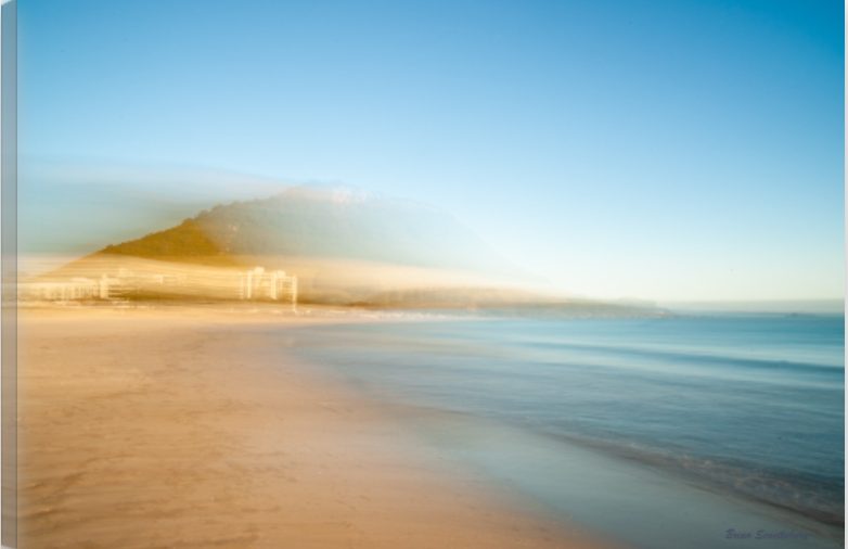 *SALE* Canvas Print: Abstract Mount Maunganui (A3)63615600653315112