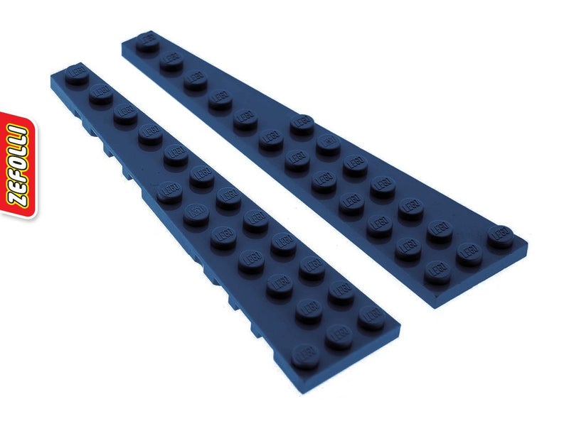 CLEARANCE!! 2 Lego 12 x 3 Wing Plate Boards - Dark Blue - U Carousel 1