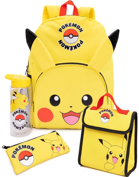 Pokemon Yellow 4 Piece Backpack Set (Boys) Carousel 1