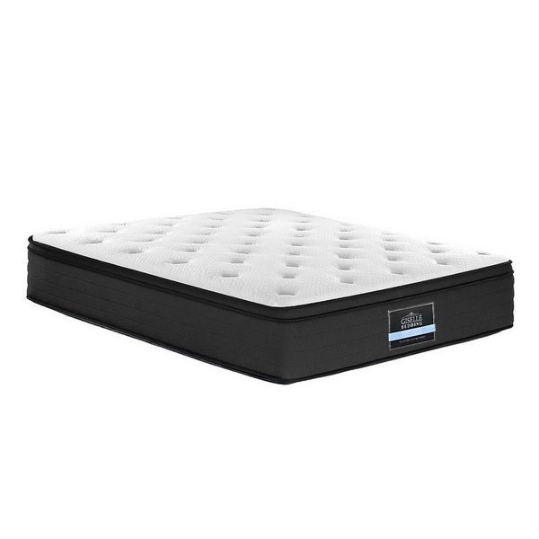 Giselle Bedding Eve Euro Top Pocket Spring Mattress 34Cm Thick Double Carousel 1