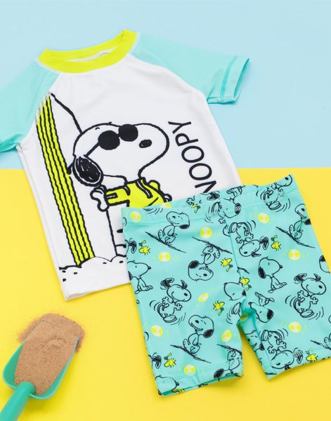 Peanuts Blue 2 Piece Swim Set (Boys) Carousel 2