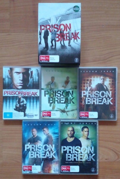 PRISON BREAK COLLECTORS SET Includes Event Series 25 DISC SET Carousel 2