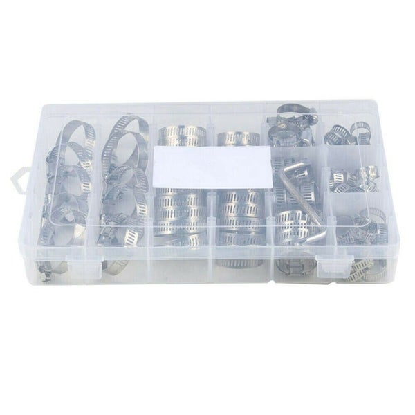 91Pcs Stainless Steel Hose Clamps Kit Carousel 5