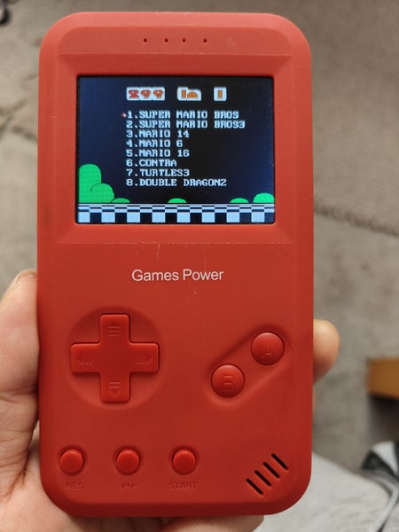 Built-in 299 games portable retro handheld game console Carousel 1